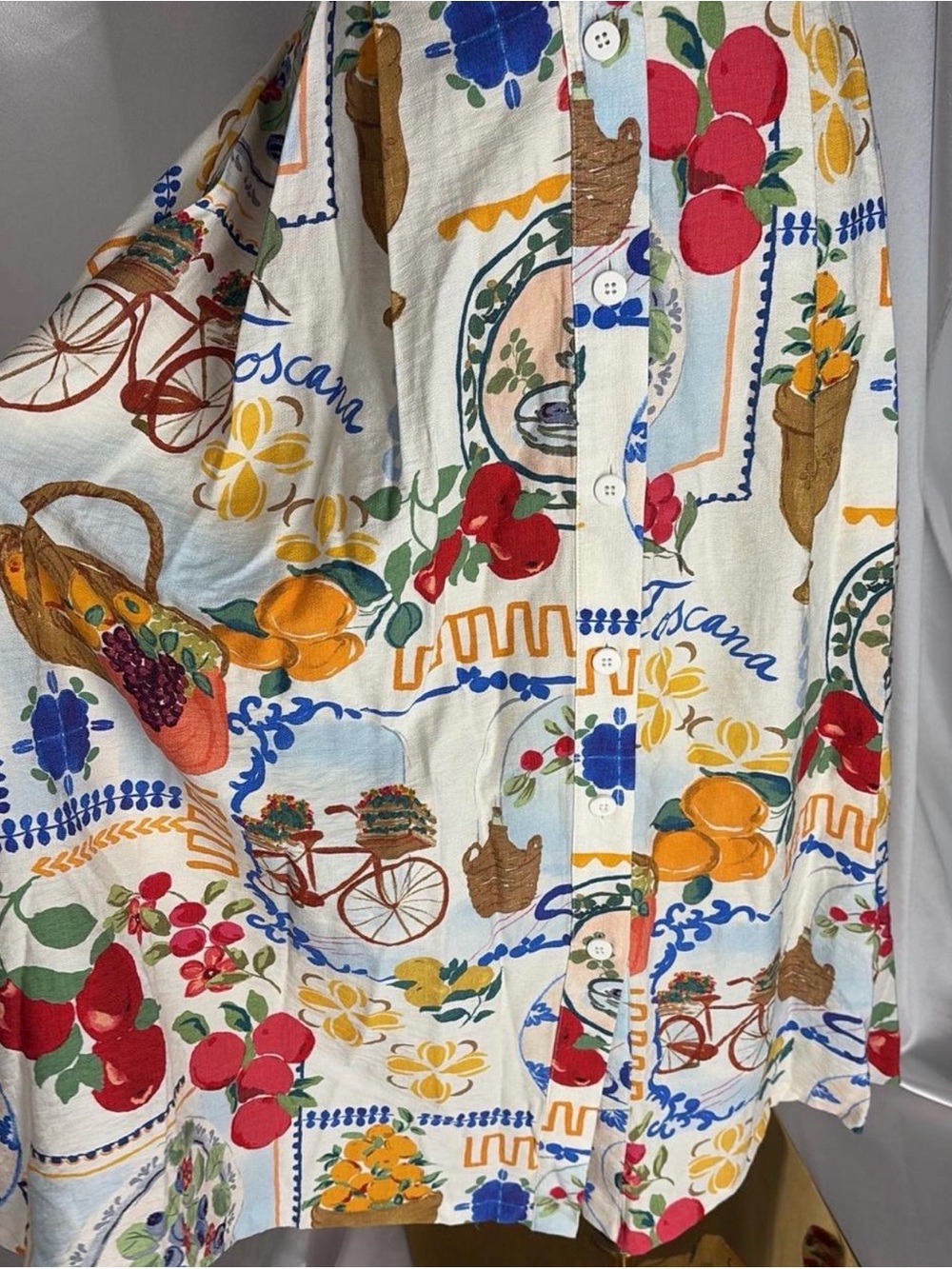 Zara coastal printed two piece - Picture 2 of 6
